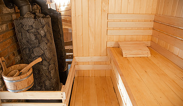 Sauna mit Aufguss