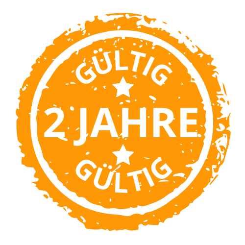 2 Jahre gültig